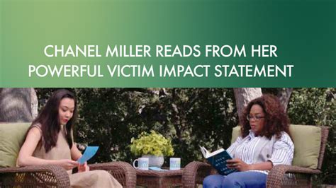 victim impact statement chanel miller buzzfeed|chanel miller 60 minutes interview.